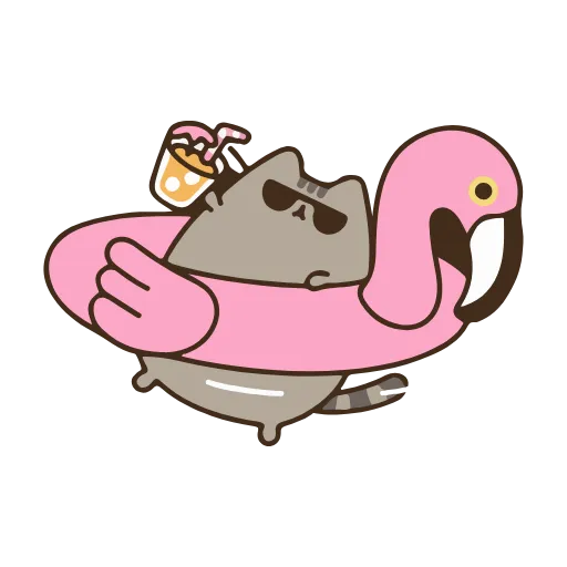 😎 Эмодзи «Pusheen The Cat» для Telegram