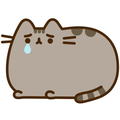 😢 Эмодзи «Pusheen The Cat» для Telegram