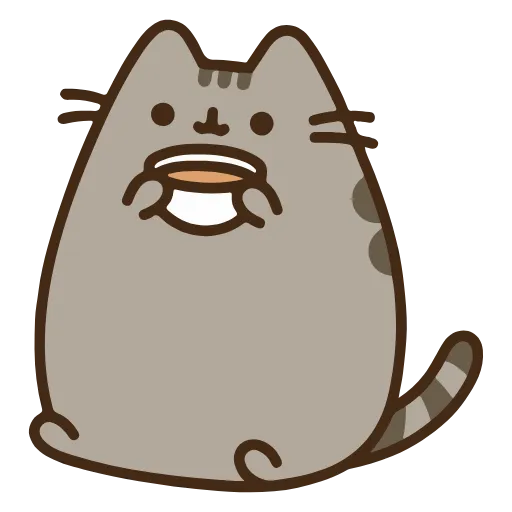 ☕️ Эмодзи «Pusheen The Cat» для Telegram