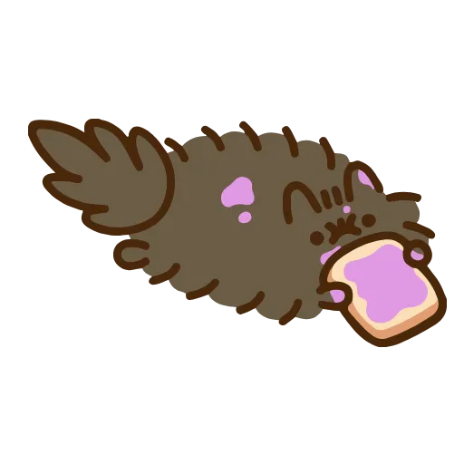 🥪 Эмодзи «Pusheen The Cat» для Telegram