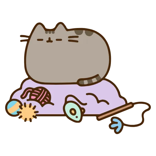 🧶 Эмодзи «Pusheen The Cat» для Telegram