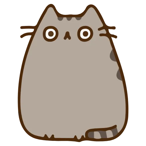 😮 Эмодзи «Pusheen The Cat» для Telegram