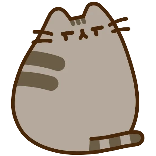 😒 Эмодзи «Pusheen The Cat» для Telegram