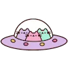 🛸 Эмодзи «Pusheen» для Telegram