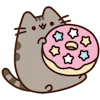 🍩 Эмодзи «Pusheen» для Telegram