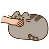 😼 Эмодзи «🍚 Pusheen Кот» для Telegram