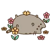 🌸 Эмодзи «🍚 Pusheen Кот» для Telegram