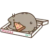 🍕 Эмодзи «🍚 Pusheen Кот» для Telegram