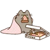 🍕 Эмодзи «🍚 Pusheen Кот» для Telegram