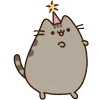 🥳 Эмодзи «🍚 Pusheen Кот» для Telegram