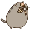 🕵️‍♀️ Эмодзи «🍚 Pusheen Кот» для Telegram
