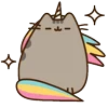 🦄 Эмодзи «🍚 Pusheen Кот» для Telegram