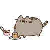 🎂 Эмодзи «🍚 Pusheen Кот» для Telegram