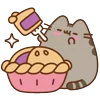 🥧 Эмодзи «🍚 Pusheen Кот» для Telegram