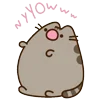 😺 Эмодзи «🍚 Pusheen Кот» для Telegram