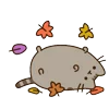 🍂 Эмодзи «🍚 Pusheen Кот» для Telegram