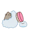 🛁 Эмодзи «🍚 Pusheen Кот» для Telegram