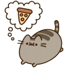 🍕 Эмодзи «🍚 Pusheen Кот» для Telegram