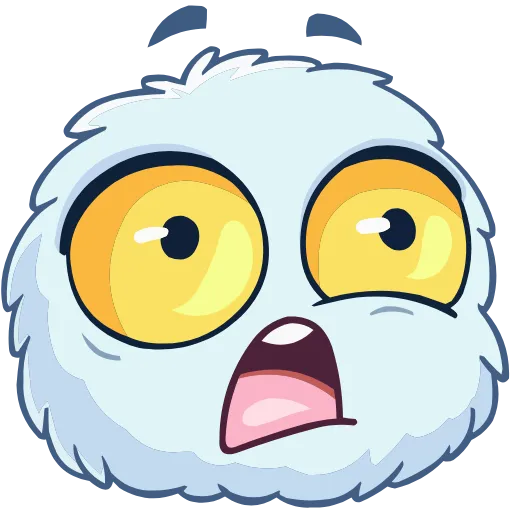 😨 Эмодзи «Пушистик» для Telegram