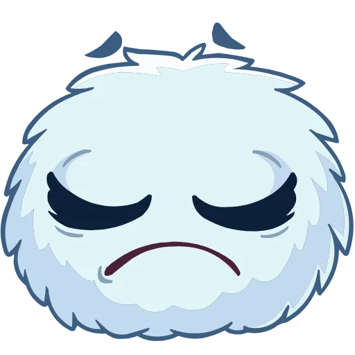 😣 Эмодзи «Пушистик» для Telegram