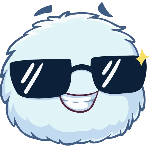 😎 Эмодзи «Пушистик» для Telegram