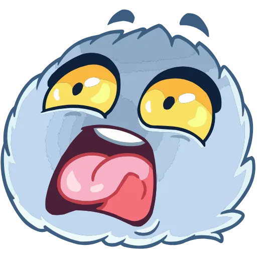😱 Эмодзи «Пушистик» для Telegram