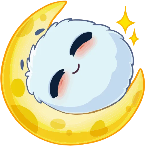 😴 Эмодзи «Пушистик» для Telegram