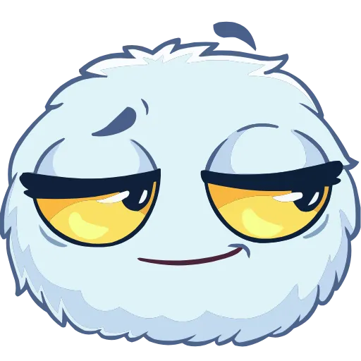 😏 Эмодзи «Пушистик» для Telegram