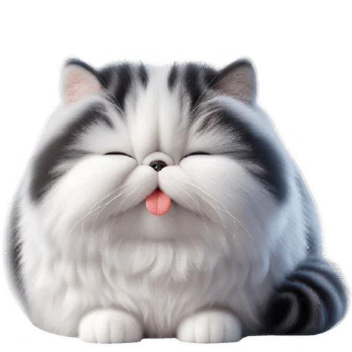 😝 Стикер «Милый пушистик» для Telegram