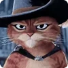🤩 Эмодзи «Кот В Сапогах» для Telegram