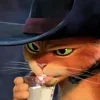 🤩 Эмодзи «Кот В Сапогах» для Telegram