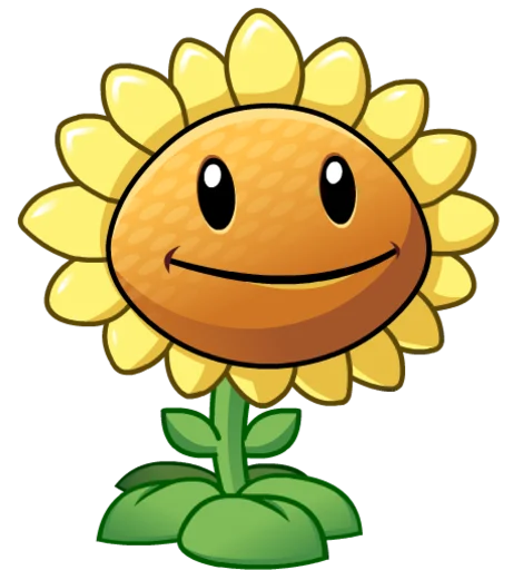 🌻 Стикер «Plants vs Zombies 2» для Telegram