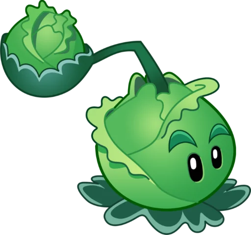 🥬 Стикер «Plants vs Zombies 2» для Telegram