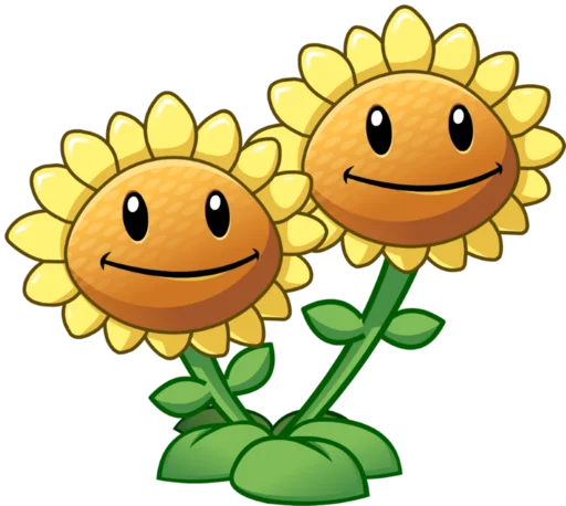 🌻 Стикер «Plants vs Zombies 2» для Telegram