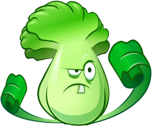 🥬 Стикер «Plants vs Zombies 2» для Telegram