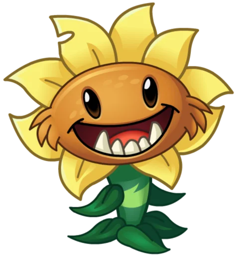 🌻 Стикер «Plants vs Zombies 2» для Telegram
