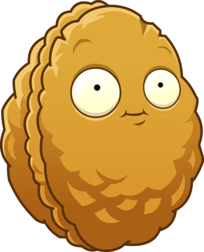 🌰 Стикер «Plants vs Zombies 2» для Telegram
