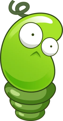 🫘 Стикер «Plants vs Zombies 2» для Telegram