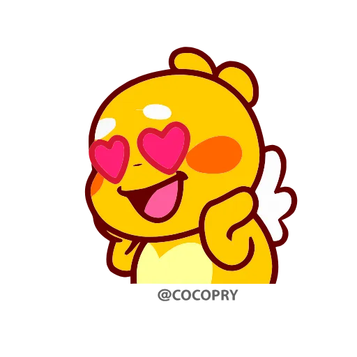 😍 Эмодзи «Qoobee Agapi -» для Telegram