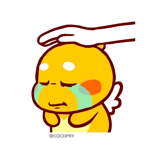😭 Эмодзи «Qoobee Agapi -» для Telegram