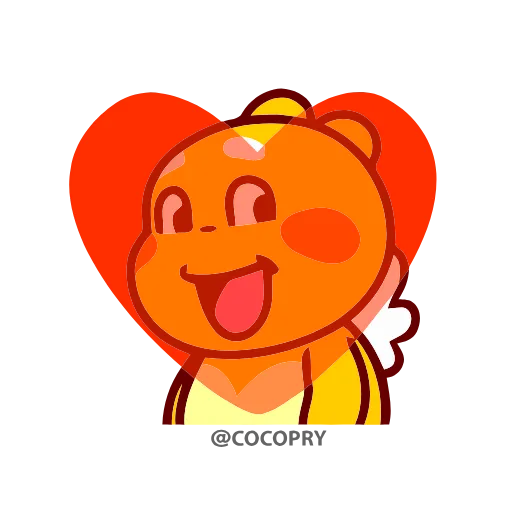 😘 Эмодзи «Qoobee Agapi -» для Telegram
