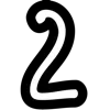 2⃣ Эмодзи «font #letters #буквы» для Telegram