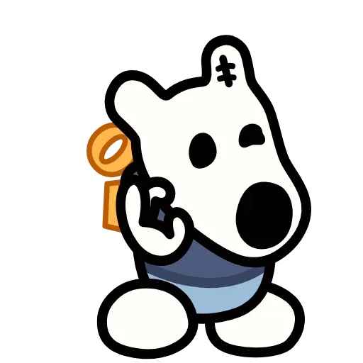 👌 Эмодзи «Doggy #emoji #font #decor» для Telegram