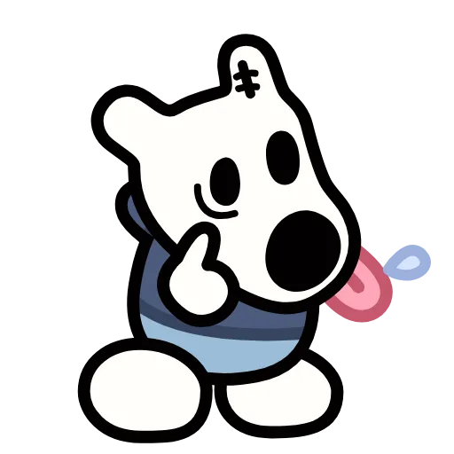 😜 Эмодзи «Doggy #emoji #font #decor» для Telegram