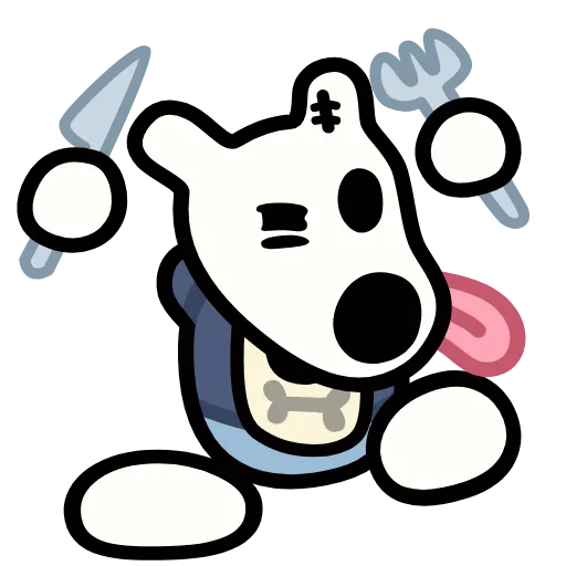 😋 Эмодзи «Doggy #emoji #font #decor» для Telegram