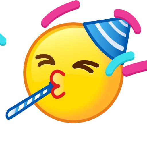 🥳 Стикер «QQ Face» для Telegram