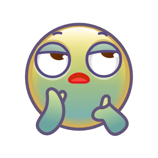 🙄 Стикер «QQ Face» для Telegram
