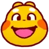 😃 Эмодзи «🤗 QooBee dragon emoji» для Telegram