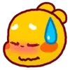 😓 Эмодзи «🤗 QooBee dragon emoji» для Telegram