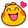 😄 Эмодзи «🤗 QooBee dragon emoji» для Telegram